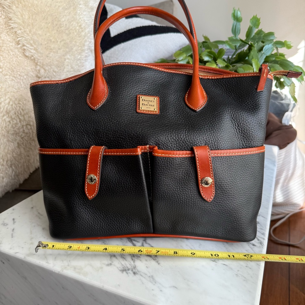 Dooney & Bourke Pebble Leather Satchel Travel Tote - NWOT